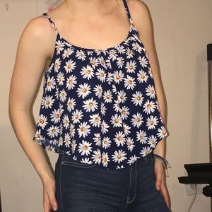 Daisy crop top